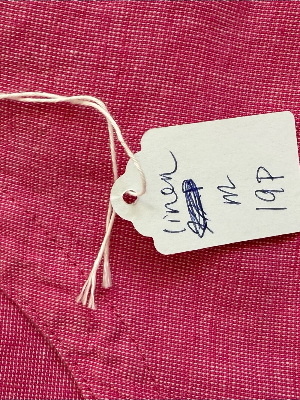 Ellen Tracy Hot Pink Zip-Front Linen-Blend Tunic - Picture 10 of 12